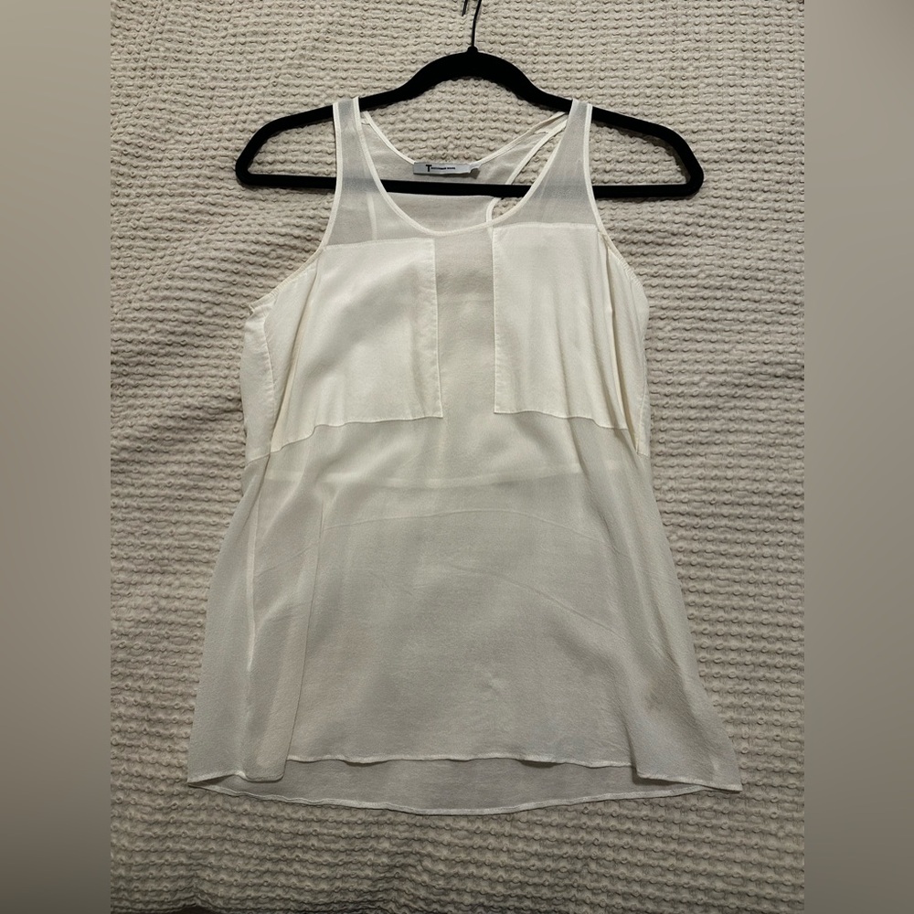 T by Alexander Wang 100% silk tank top XS